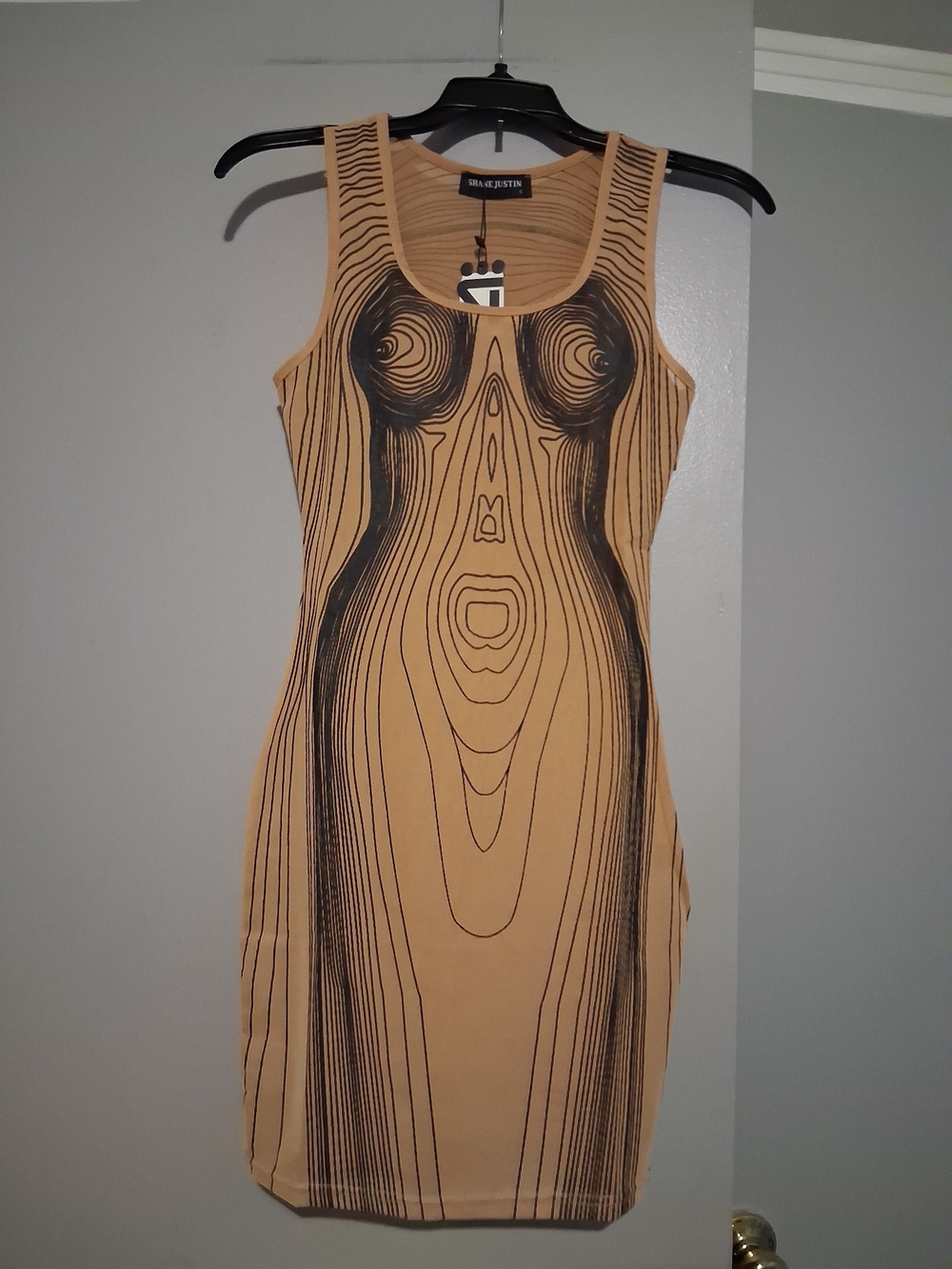 SHANE JUSTIN-  form Fitting Mini Dress